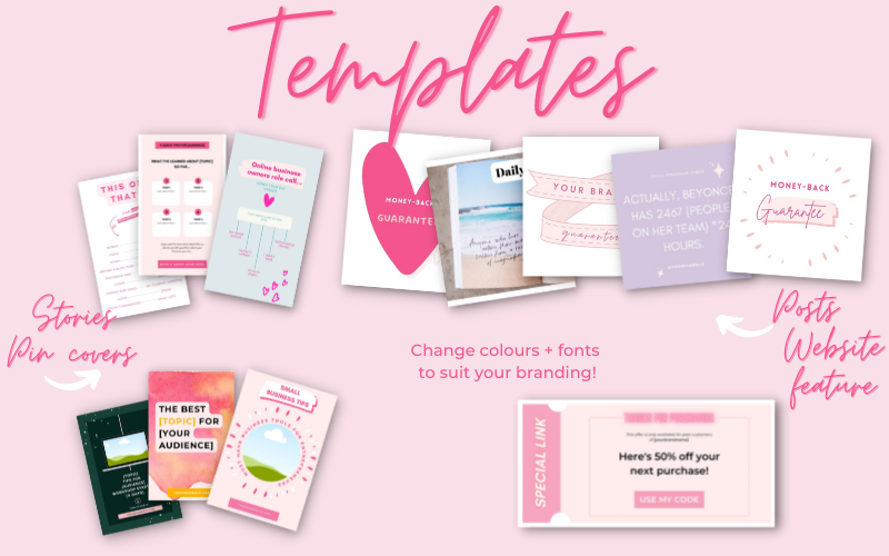 Canva templates to help you learn how to engage with your audience on Instagram